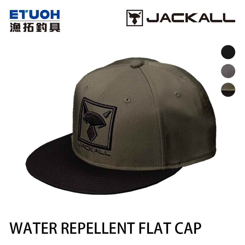 JACKALL WATER REPELLENT FLAT CAP [釣魚帽] [防潑水]